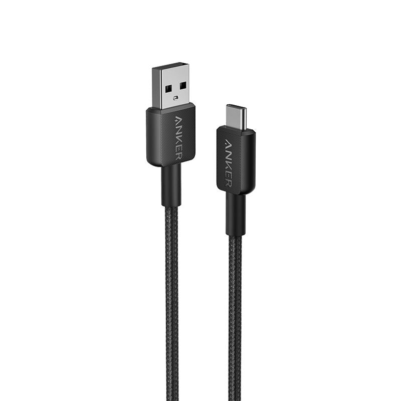 Anker 322 USB-A to USB-C Nylon Braided Charging Cable 3ft