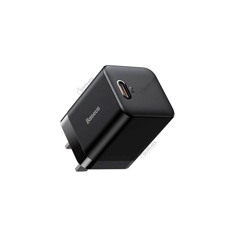 Baseus Super Si Pro Quick Charger 1C 20W CN Sets - Black
