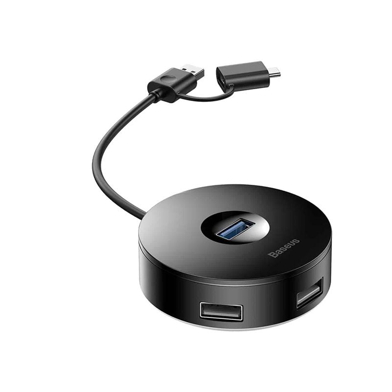 Baseus Round Box USB-C + USB A to USB2 + USB3 Adapter